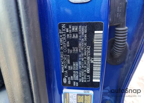 2021 Kia Seltos S из США, поврежденный, VIN KNDEU2AAXM7216142